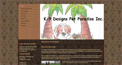 Desktop Screenshot of k-9designspetparadise.com